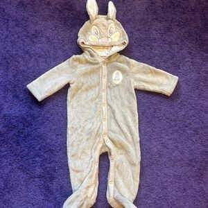 Disney Thumper hooded onesie costume - 6-9 Months